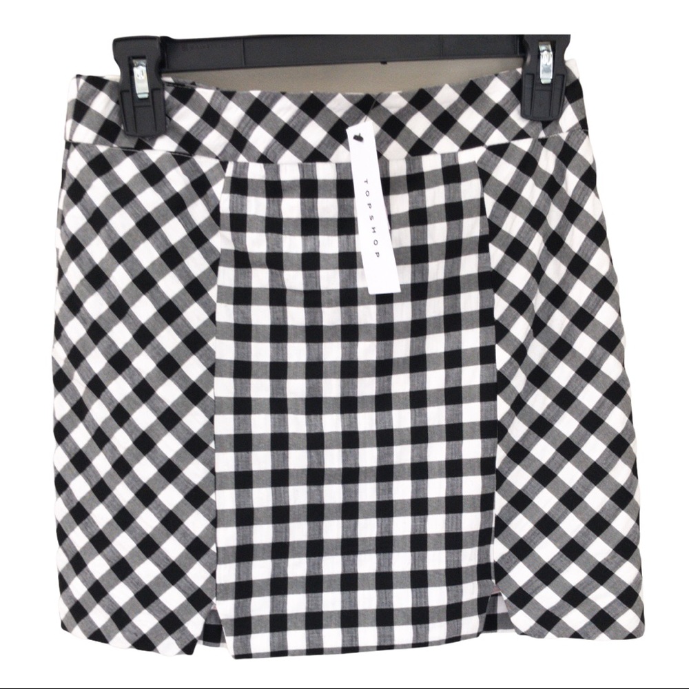 NWT TOPSHOP | Gingham Miniskirt - Picture 2 of 2